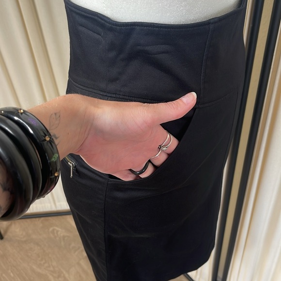 H&M BLACK ULTRA HIGH WAIST SKIRT SIZE XS/S OR 36 - Picture 7 of 11